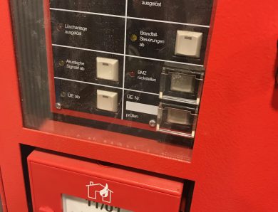 Ausgelöste Brandmeldeanlage
