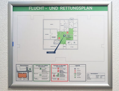 Treppenhaus und Fluchtwege